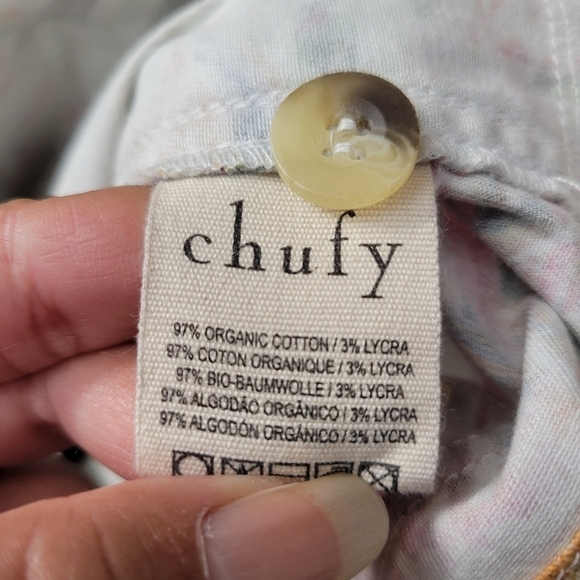 Chufy Luca High Waisted Tropical Leaf Printed Shorts - Picture 10 of 10